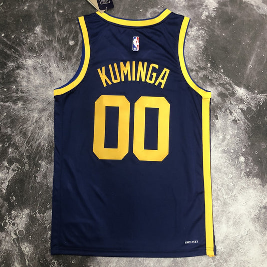Golden State Warriors Blue Jordan #00 KUMINGA NBA Season Jerseys 2023