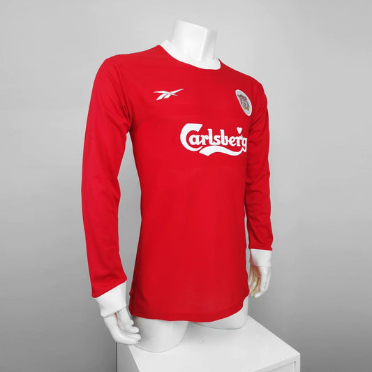 Retro 1998 Liverpool Home Long Sleeve Football Jersey
