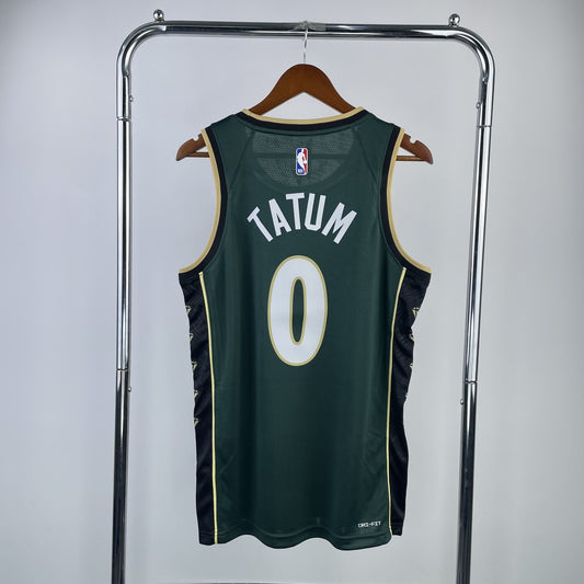 Boston Celtics City Edition Green #0 TATUM NBA Jerseys 2023