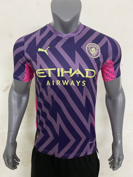 Manchester City Goalkeeper Fans Football Jersey 2023/2024