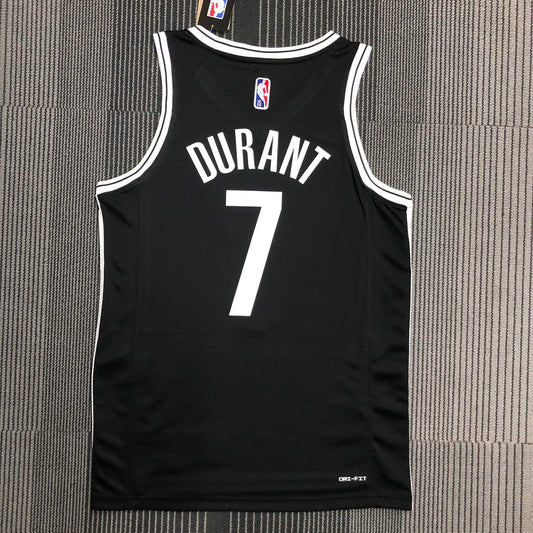 Brooklyn Nets Black #7 DURANT NBA Season Jerseys 75 Year