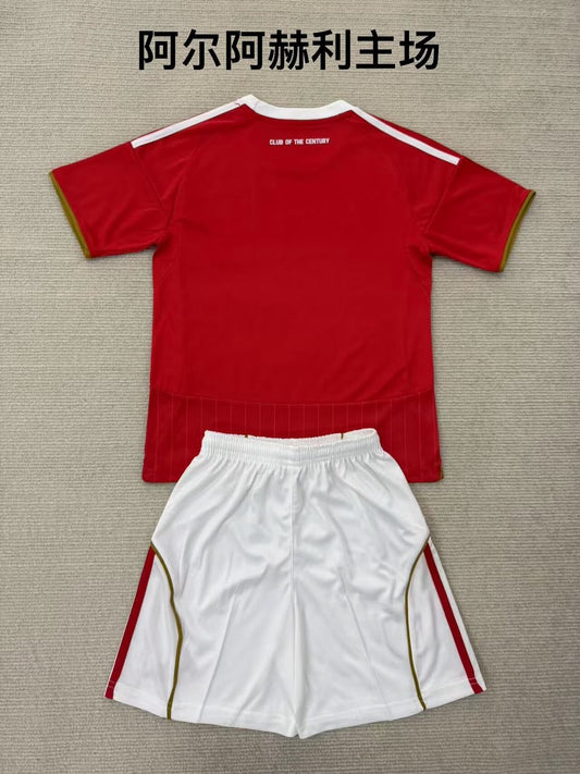 Al Ahly Home Kids Football Jersey 2025/2026