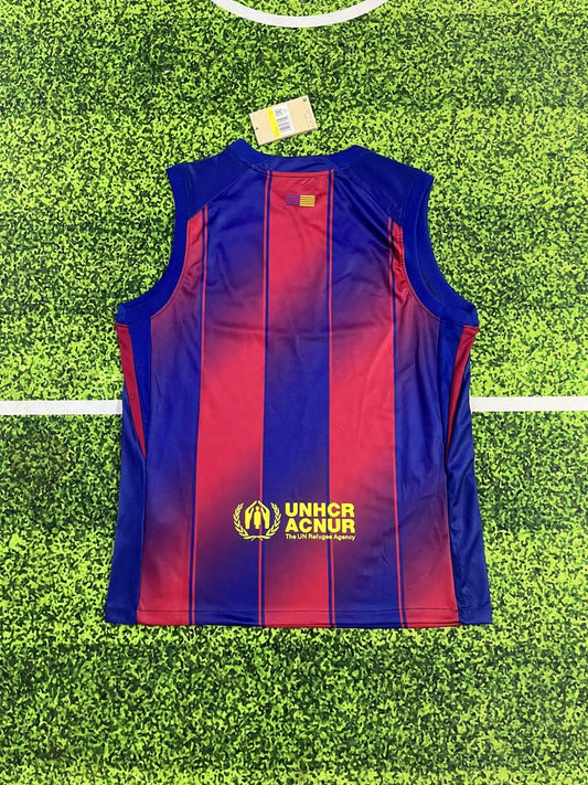Barcelona Vest Home Fans (无广告) Football Jersey 2025/2026