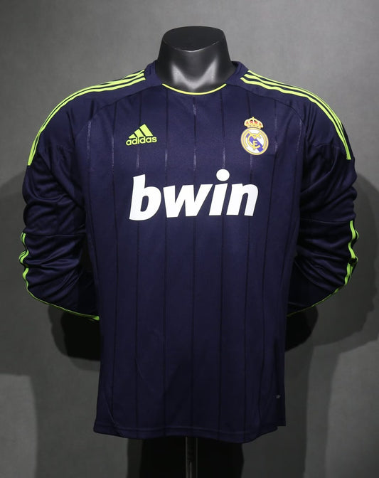 Retro Real Madrid Player Away Long Football Jersey 2012/2013
