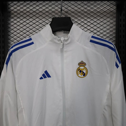 Real Madrid Windbreaker White Football Jersey 2025/2026