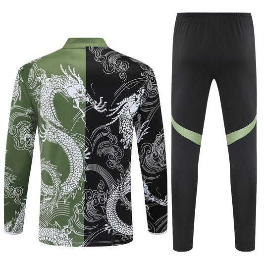 Real Madrid Training Tracksuit Green Black (Kids And Man ) 2025/2026