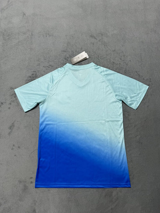 Algeria Training Uniform Light Blue Fans Football Jersey 2025/2026