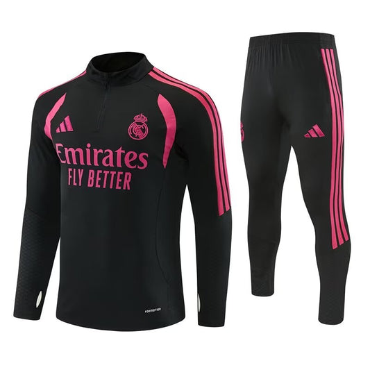 Real Madrid Training Tracksuit Black (Kids And Man 10-2XL) 2026/2027
