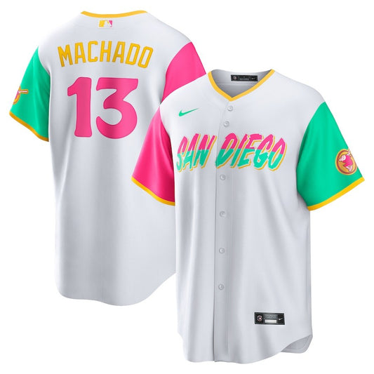 MLB San Diego Padres Fans White Baseball Jerseys 2025