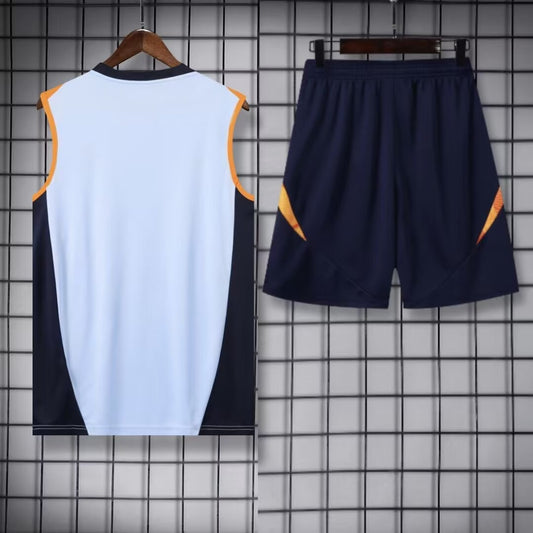 Real Madrid Training Clothing Vest Set Football Jersey 2024/2025