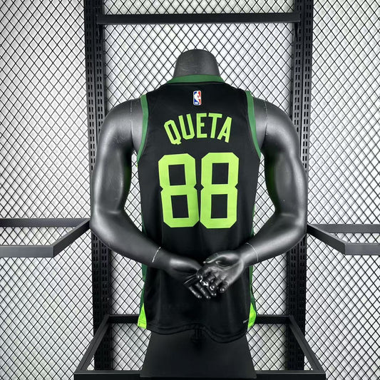 Boston Celtics City Edition #88 QUETA NBA Jerseys 2025