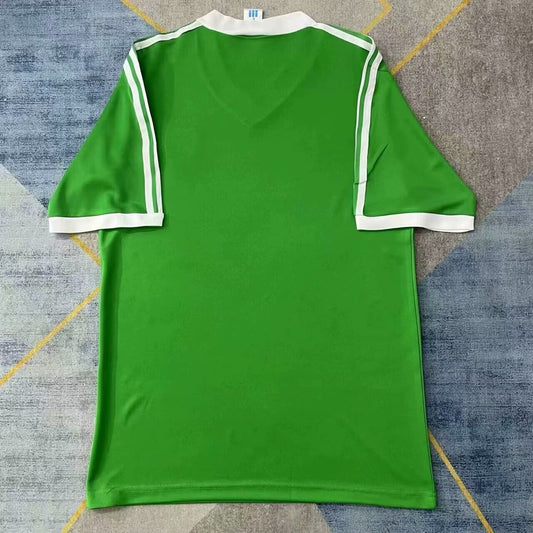 Retro Ireland Home Green Football Jersey 1986