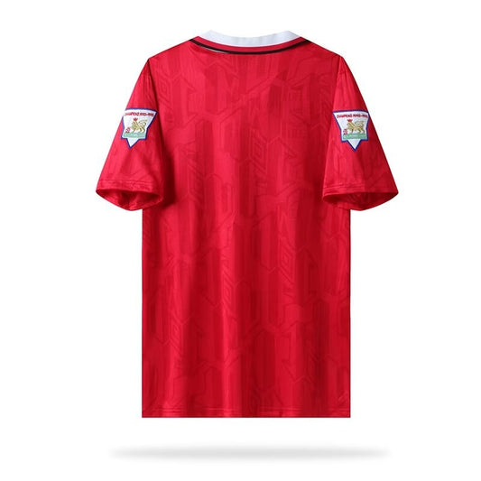Retro Manchester United Home Have Patch Football Jersey 1992/1994