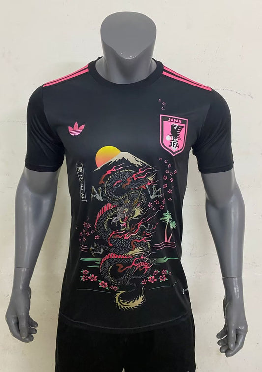 Japan Black Training Fans Football Jersey 2023/2024