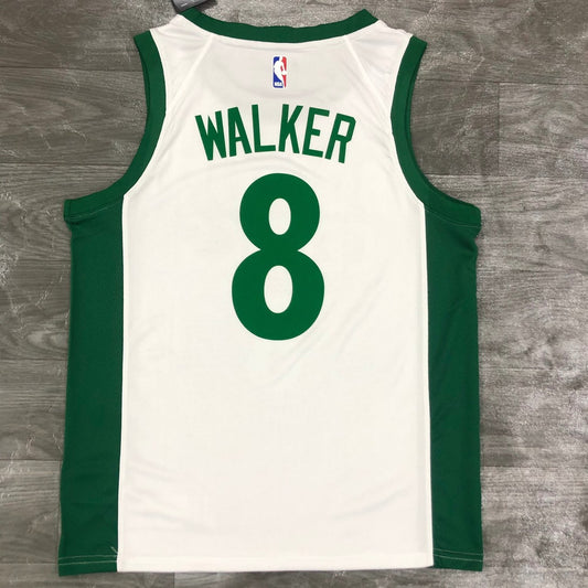 Boston Celtics City Edition White #8 WALKER NBA Jerseys 2021