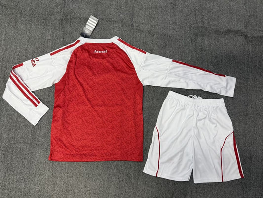 Arsenal Home Long Fans Kids Football Jersey 2025/2026