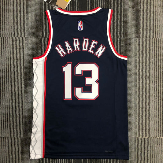 Brooklyn Nets City Edition Black #13 HARDEN NBA Season Jerseys 2022