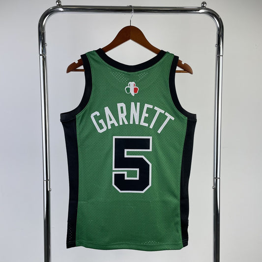 Boston Celtics Green #5 GARNETT NBA Jerseys Italy Cup