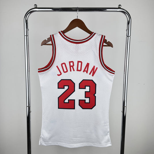 Retro Chicago Bulls White #23 JORDAN NBA Season Jerseys 1984/1985