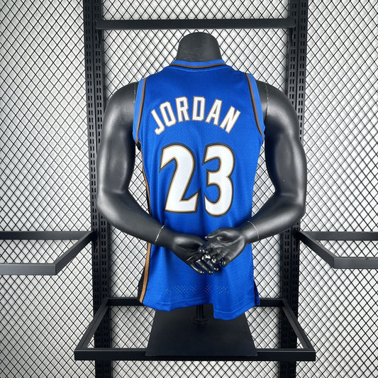Retro Washington Wizards Blue #23 JORDAN NBA Season Jerseys 2001/2002