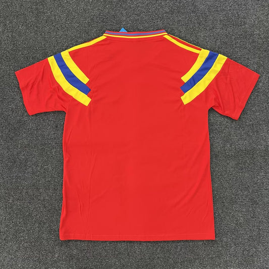 Retro Colombia Away Red Football Jersey 1990