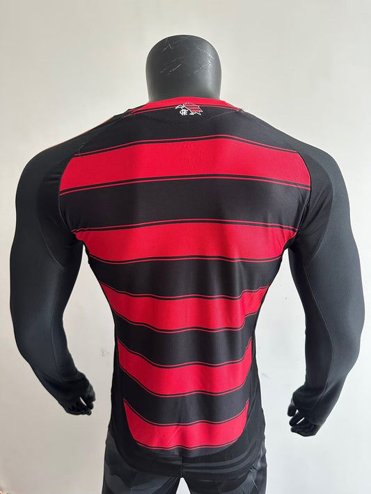 Flamengo Home Long Sleeve Player Football Jersey 2025/2026
