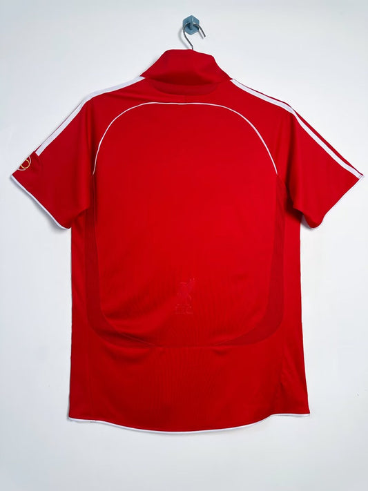 Retro Liverpool Home UEFA Champions Football Jersey 2006/2008