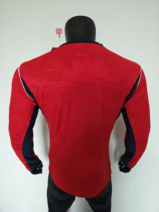 England Away Long Sleeve Player Football Jersey 2026/2027