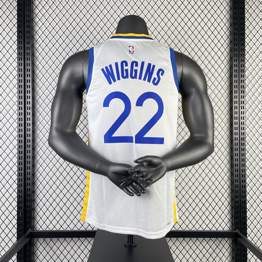 Golden State Warriors V-neck White #22 WIGGINS NBA Season Jerseys 2023