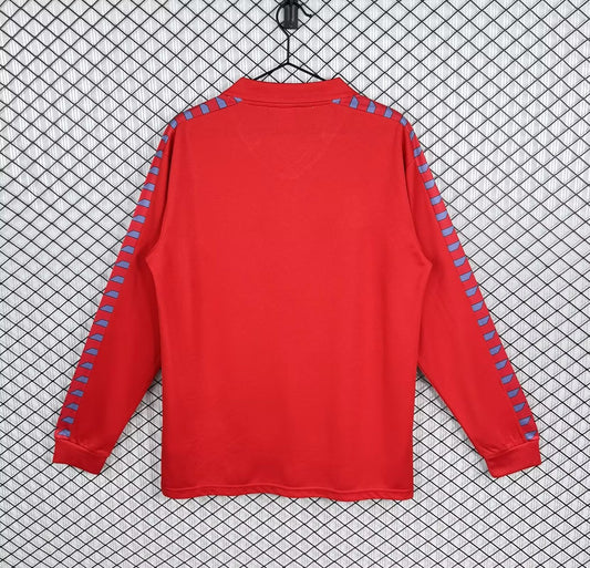 Retro Osasuna Home Long Sleeve Football Jersey 1983