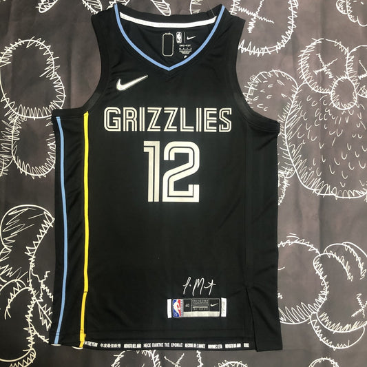 Memphis Grizzlies Honor Edition Black #12 MORANT NBA Jerseys