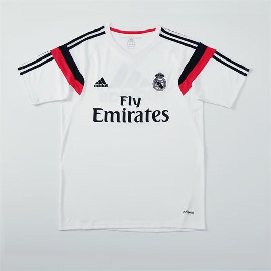 Retro Real Madrid Training White Football Jersey 2014/2015