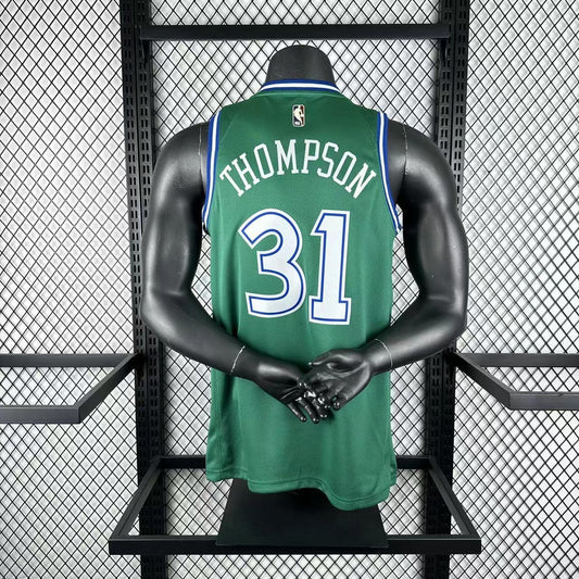 Dallas Mavericks Retro Green #31 THOMPSON NBA Season Jerseys 2026