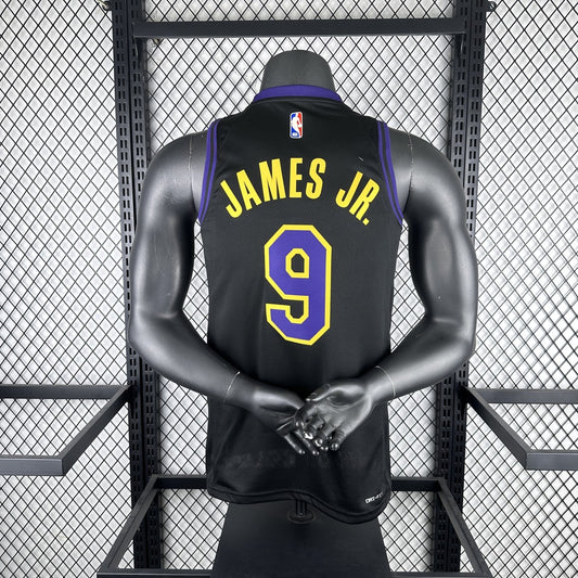 Los Angeles Lakers City Edition Black #9 JAMES JR. NBA Season Jerseys 2026