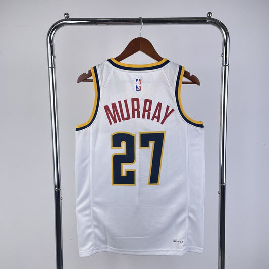Denver Nuggets White #27 MIURRAY NBA Season Jerseys 2023