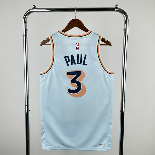San Antonio Spurs City Edition #3 PAUL NBA Jerseys 2025