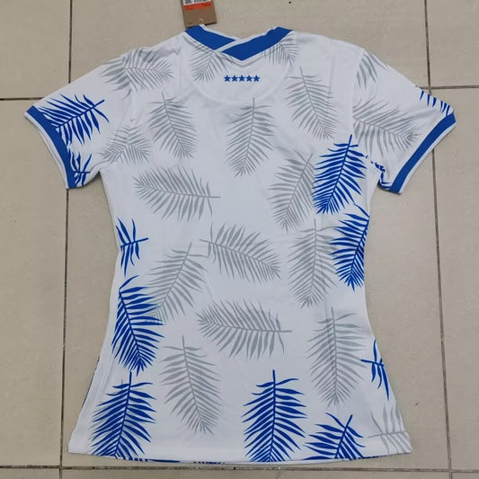 Brazil White Women Fans Football Jersey 2022/2023