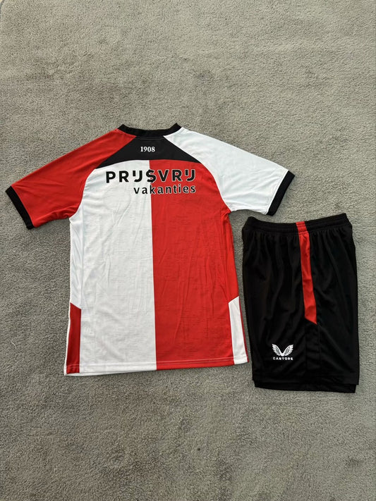 Feyenoord Rotterdam Home Fans Suit Football Jersey 2024/2025