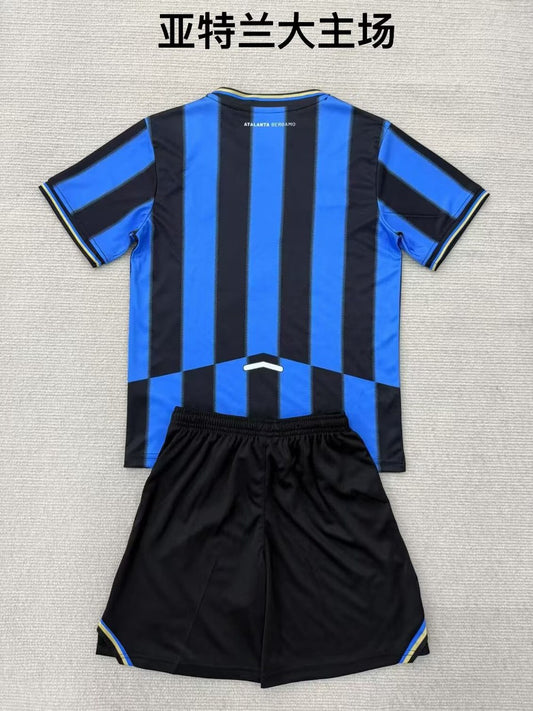 Atalanta Home Fans Kids Football Jersey 2025/2026