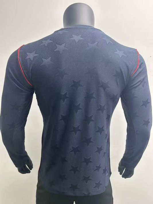 Usa Away Long SleevePlayer Football Jersey 2026/2027