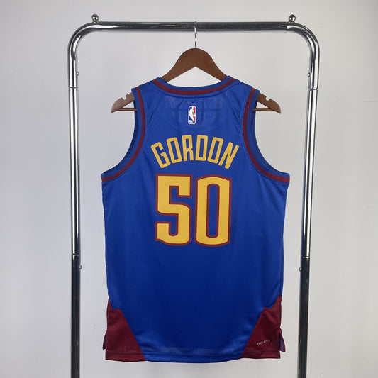 Denver Nuggets Blue #50 GORDON NBA Season Jerseys 2023
