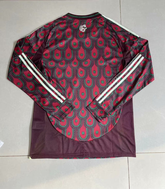 Mexico Home Long Sleeve Fans Football Jersey 2024/2025