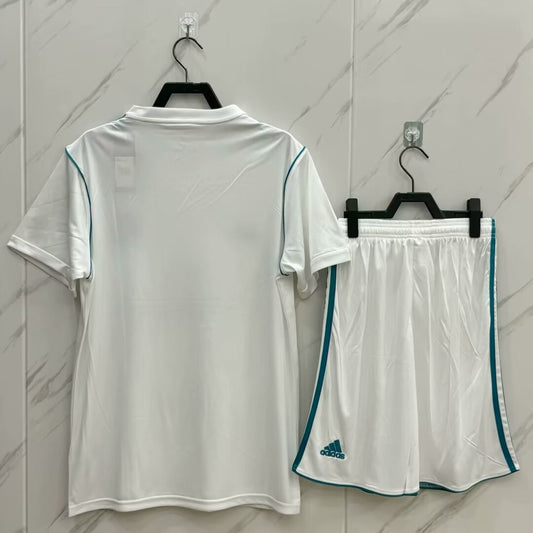 Retro Real Madrid Home Kits Suit Football Jersey 2017/2018