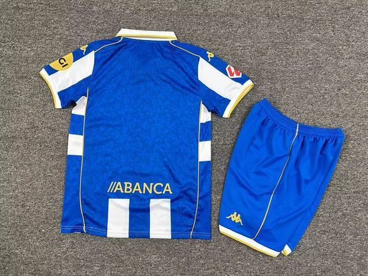 Deportivo La Coruna Home Kids Football Jersey 2025/2026