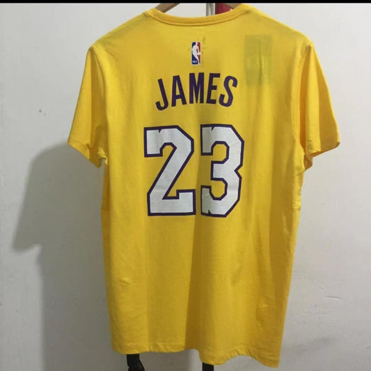 NBA Lakers James No.23 Hot Pressing T-shirt