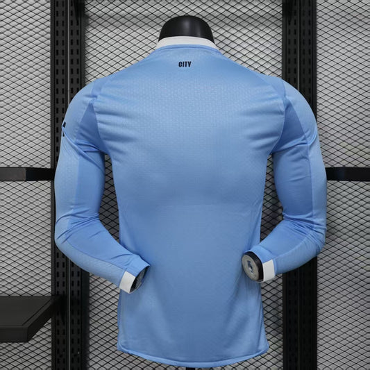 Manchester City Home Long Player Football Jersey 2025/2026
