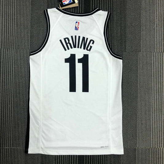 Brooklyn Nets White #11 IRVING NBA Season Jerseys 75 Year