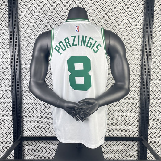 Retro Boston Celtics White #8 PORZINGIS NBA Jerseys 2023