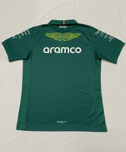 F1 Martin Aston Polo Green Short Sleeve Racing Suit 2025