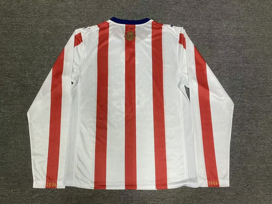 Retro Chivas 120 Year Home Long Sleeve Football Jersey 2026/2027